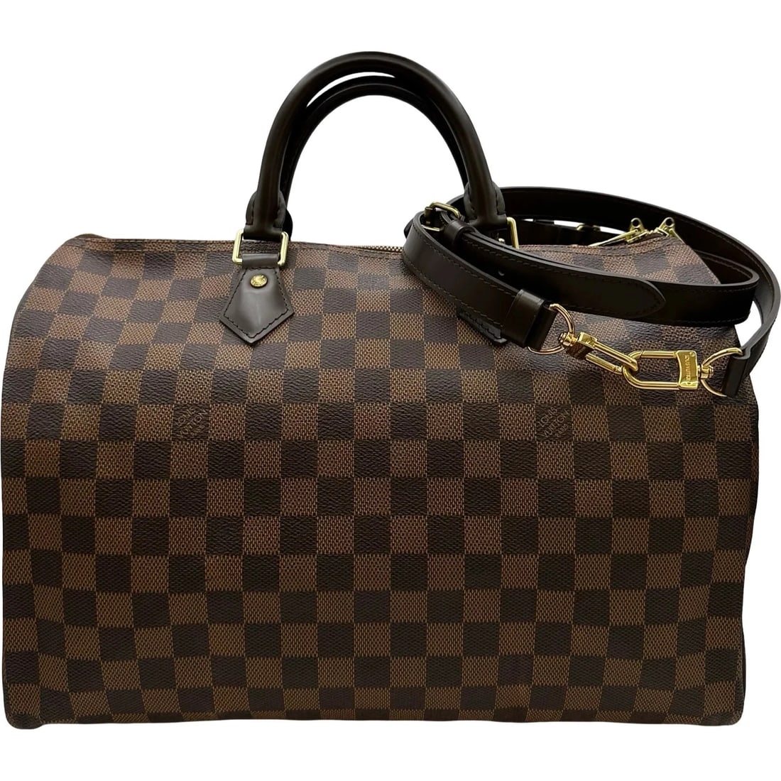 LOUIS VUITTON BANDOULIERE BROWN DAMIER SHOULDER BAG: LOUIS VUITTON Bandouliere Brown Damier Shoulder Bag Brand: LOUIS VUITTON Type/Style: Shoulder Bag Material: Damier Color: brown Size: W: 35cm / H: 23cm / D: 18.5cm Accessories: None Access