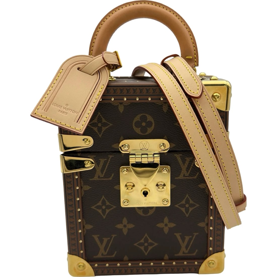 LOUIS VUITTON BROWN MONOGRAM CANVAS SHOULDER BAG: LOUIS VUITTON Brown Monogram Canvas Shoulder Bag Brand: LOUIS VUITTON Type/Style: Shoulder Bag Material: Monogram Canvas Color: brown Size: W: 15.5cm / H: 19.5cm / D: 9.5cm Accessories: None <