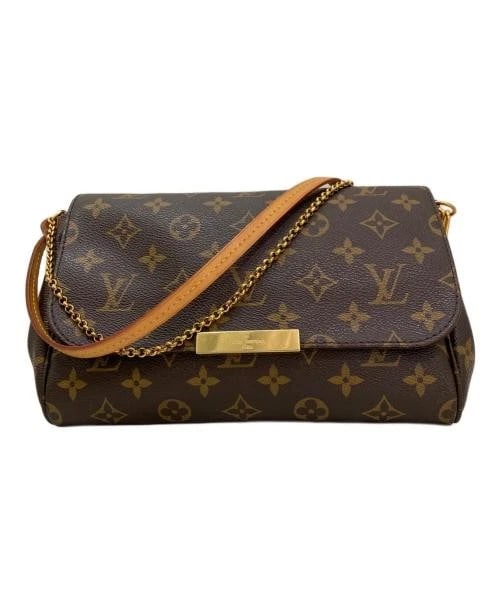 LOUIS VUITTON FAVORITE MM SHOULDER BAG: LOUIS VUITTON Favorite MM Shoulder Bag Brand: LOUIS VUITTON Type/Style: Shoulder Bag Material: Monogram Canvas Color: Brown Size: H:15cm / W:24cm / D:5.5cm Accessories: None Accessories No