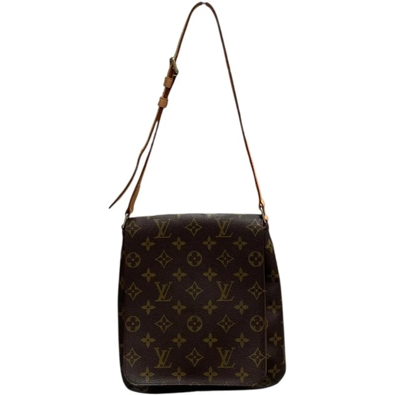 LOUIS VUITTON MUSETTE BROWN MONOGRAM CANVAS: LOUIS VUITTON Musette Brown Monogram Canvas Brand: LOUIS VUITTON Type/Style: Shoulder Bag Material: Monogram Canvas Color: brown Size: W: 21.5cm / H: 24cm / D: 5cm Accessories: None Access