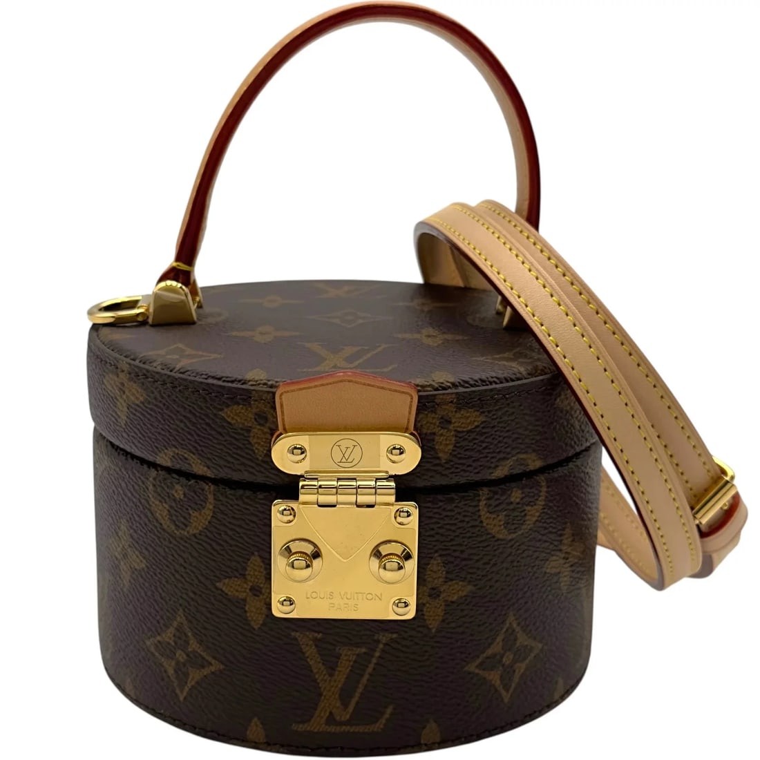 LOUIS VUITTON BROWN MONOGRAM SHOULDER BAG: LOUIS VUITTON Brown Monogram Shoulder Bag Brand: LOUIS VUITTON Type/Style: Shoulder Bag Material: Monogram Color: brown Size: W: 13cm / H: 9cm / D: 13cm Accessories: None Accessories Notice: When