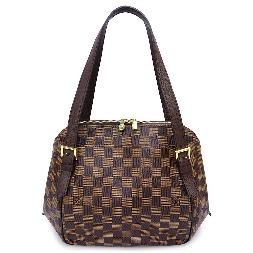LOUIS VUITTON BERRI MM DAMIER TOTE HANDBAG: LOUIS VUITTON Berri MM Damier Tote Handbag Brand: LOUIS VUITTON Type/Style: Handbag Material: Damier Color: Brown Size: W: 27cm x 34cm x H: 23cm x D: 16cm Accessories: None Accessories Not