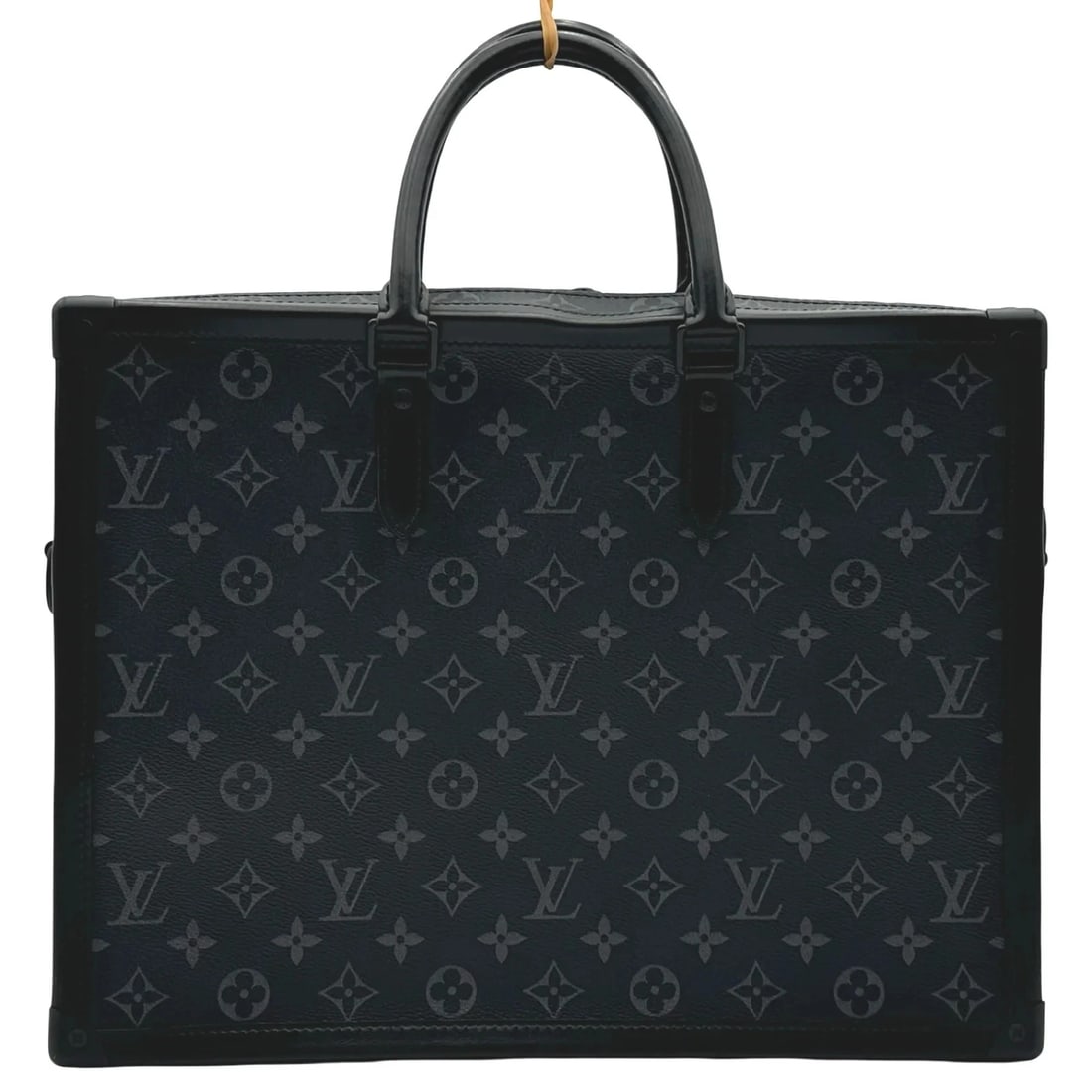 LOUIS VUITTON BRIEFCASE BLACK MONOGRAM ECLIPSE BRIEFCASE - 5