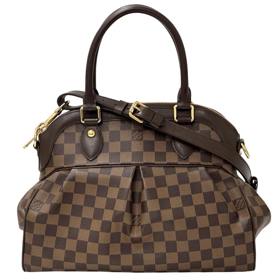 LOUIS VUITTON DAMIER HANDBAG SHOULDER BAG: Louis Vuitton Damier Handbag Shoulder Bag Brand: Louis Vuitton Type/Style: Handbag Material: Damier Canvas Color: Damier Ebene Size: W: 34cm / H: 24cm / D: 15cm Accessories: None Accessories Notice:
