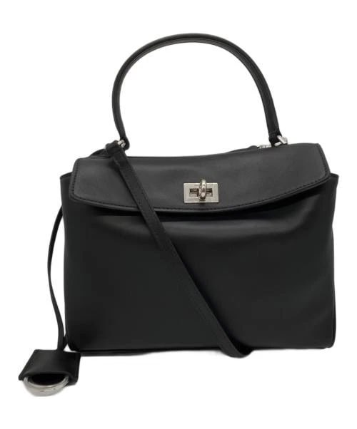 BALENCIAGA RODEO TOP MINI HANDLE SHOULDER BAG: BALENCIAGA Rodeo Top Mini Handle Shoulder Bag Brand: BALENCIAGA Type/Style: Shoulder Bag Material: None Color: Black Size: H:18cm / W:23cm / D:9cm Accessories: None Accessories Notice: When
