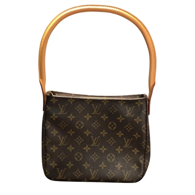 LOUIS VUITTON BROWN MONOGRAM CANVAS SHOULDER BAG: LOUIS VUITTON Brown Monogram Canvas Shoulder Bag Brand: LOUIS VUITTON Type/Style: Shoulder Bag Material: Monogram Canvas Color: brown Size: W: 24cm / H: 21cm / D: 9cm Accessories: None Accessories