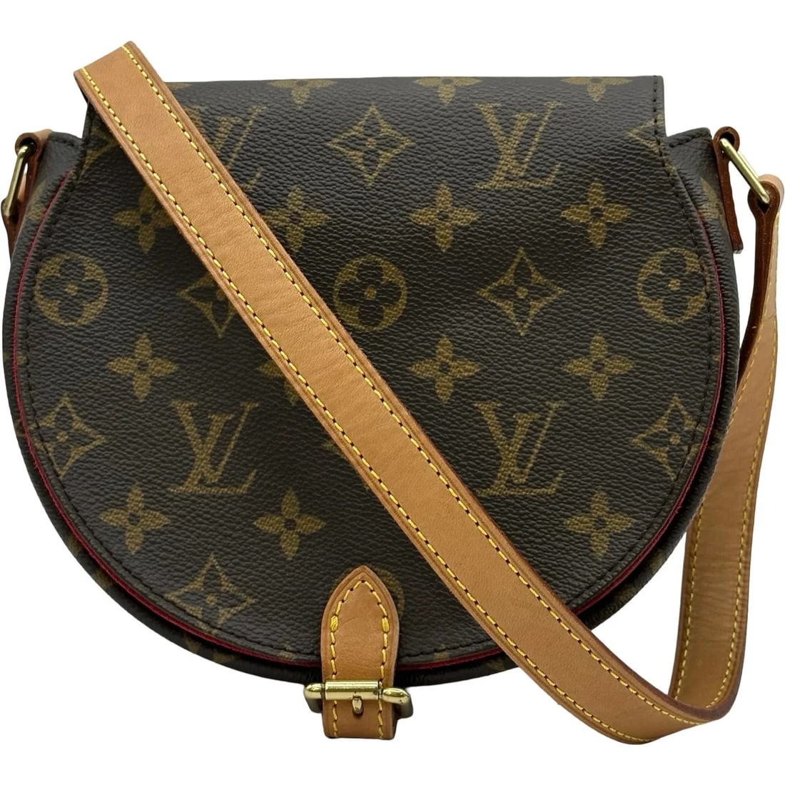 LOUIS VUITTON BROWN MONOGRAM CANVAS SHOULDER BAG: LOUIS VUITTON Brown Monogram Canvas Shoulder Bag Brand: LOUIS VUITTON Type/Style: Shoulder Bag Material: Monogram Canvas Color: brown Size: W: 19cm / H: 16.5cm / D: 7cm Accessories: None A
