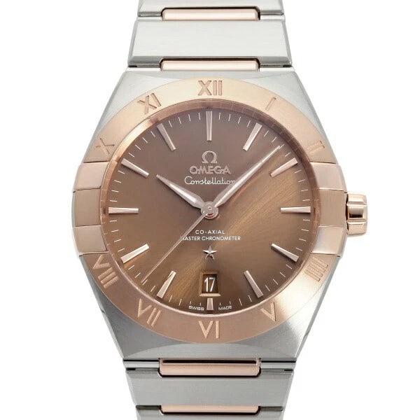 OMEGA CONSTELLATION BROWN SEDNA GOLD WATCH: Omega Constellation Brown Sedna Gold Watch Brand: OMEGA Type/Style: Wristwatch Material: Band Material Steel - Sedona Gold Case Material Steel- Sedona gold Color: Dial Color Dial Color Brown Case Colo