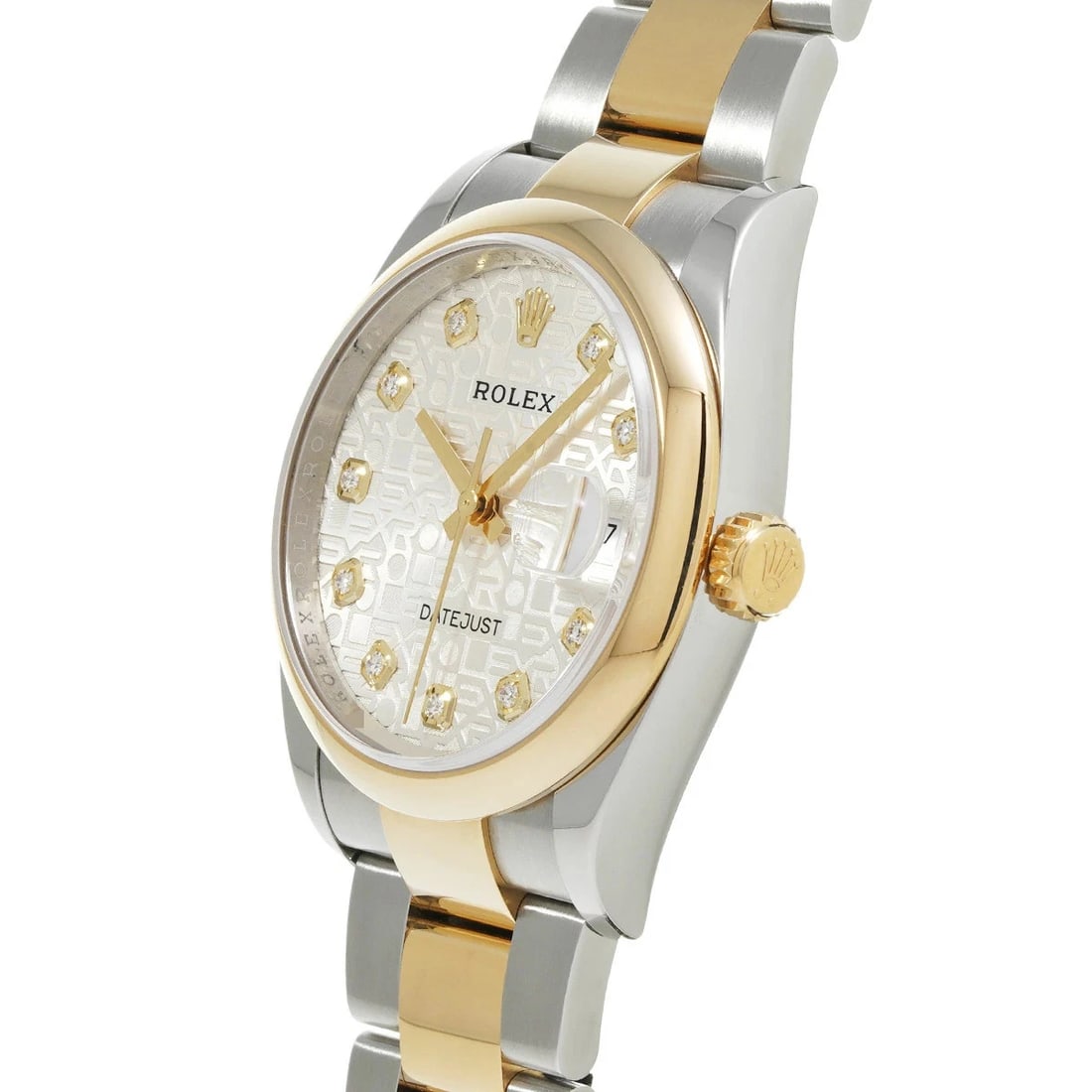 ROLEX DATEJUST SILVER WATCH - 2