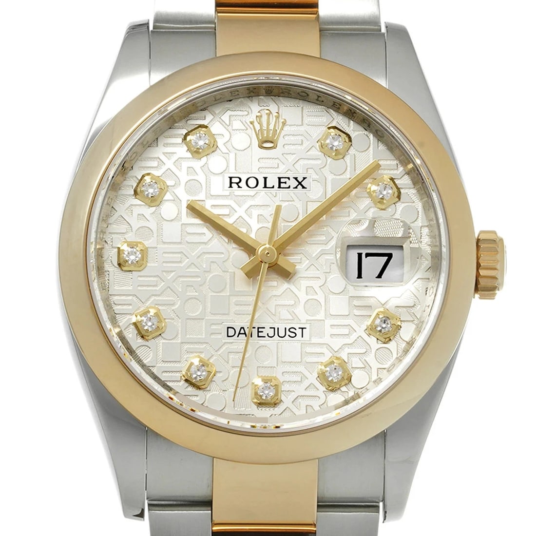 ROLEX DATEJUST SILVER WATCH - 4