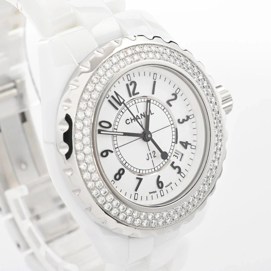 CHANEL WHITE WATCH - 4
