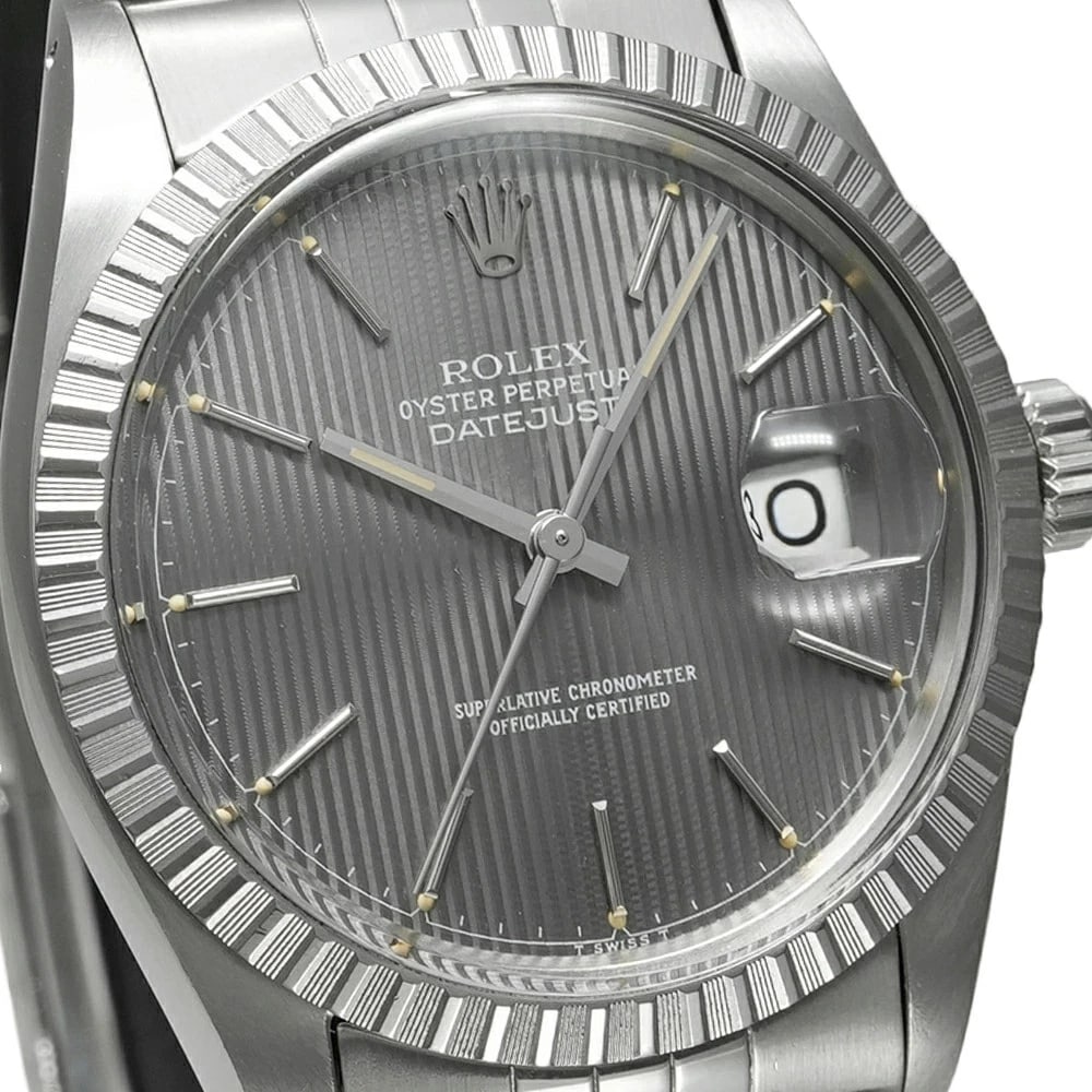 ROLEX DATEJUST GRAY WATCH - 3
