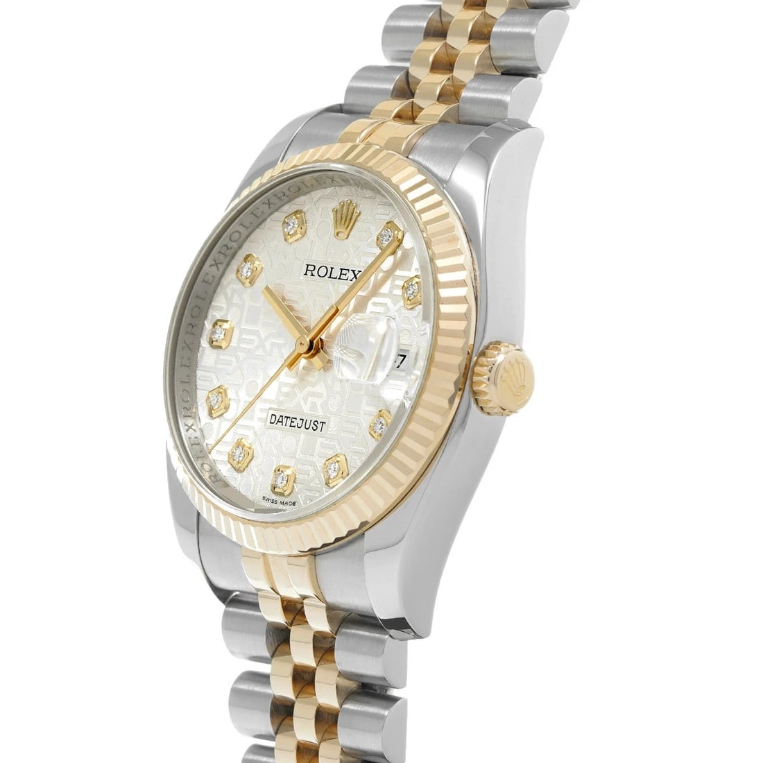 ROLEX DATEJUST SILVER WATCH - 2