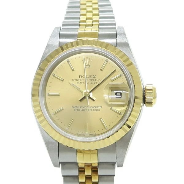 ROLEX DATEJUST WATCH: Rolex Datejust Watch Brand: ROLEX Type/Style: Wristwatch Material: Band Material Ss Stainless Steel / Yg Yellow Gold Case Material N/A Color: Dial Color NONE Size: Wrist Size 17cm Case Size 26mm