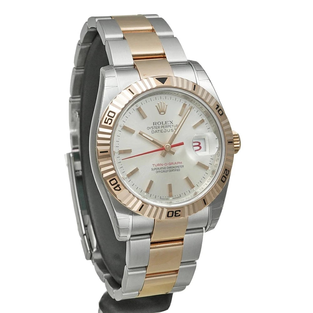 ROLEX DATEJUST SILVER WATCH - 2