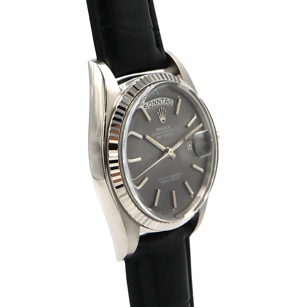 ROLEX DATE GRAY WATCH - 3