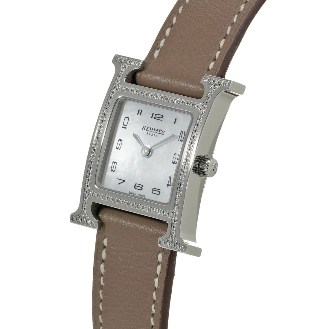 HERMES WHITE WATCH - 2