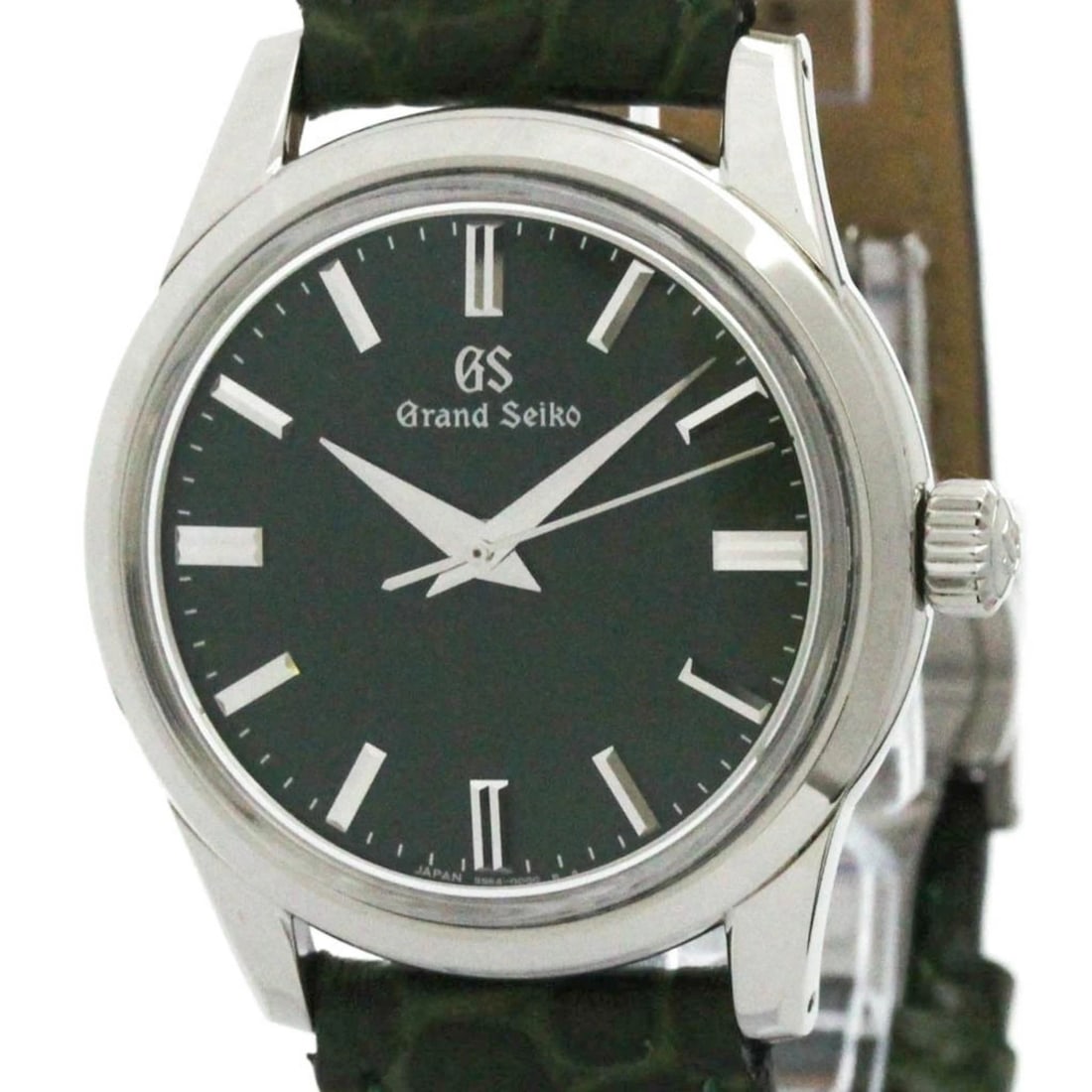 GRAND SEIKO ELEGANCE COLLECTION MECHANICAL STEEL WATCH: Grand Seiko Elegance Collection Mechanical Steel Watch Brand: Seiko Type/Style: Wristwatch Material: (Case) Stainless steel (Band) Leather Color: Dial Color Size: Case Diameter 37mm / 1.46inch Acc