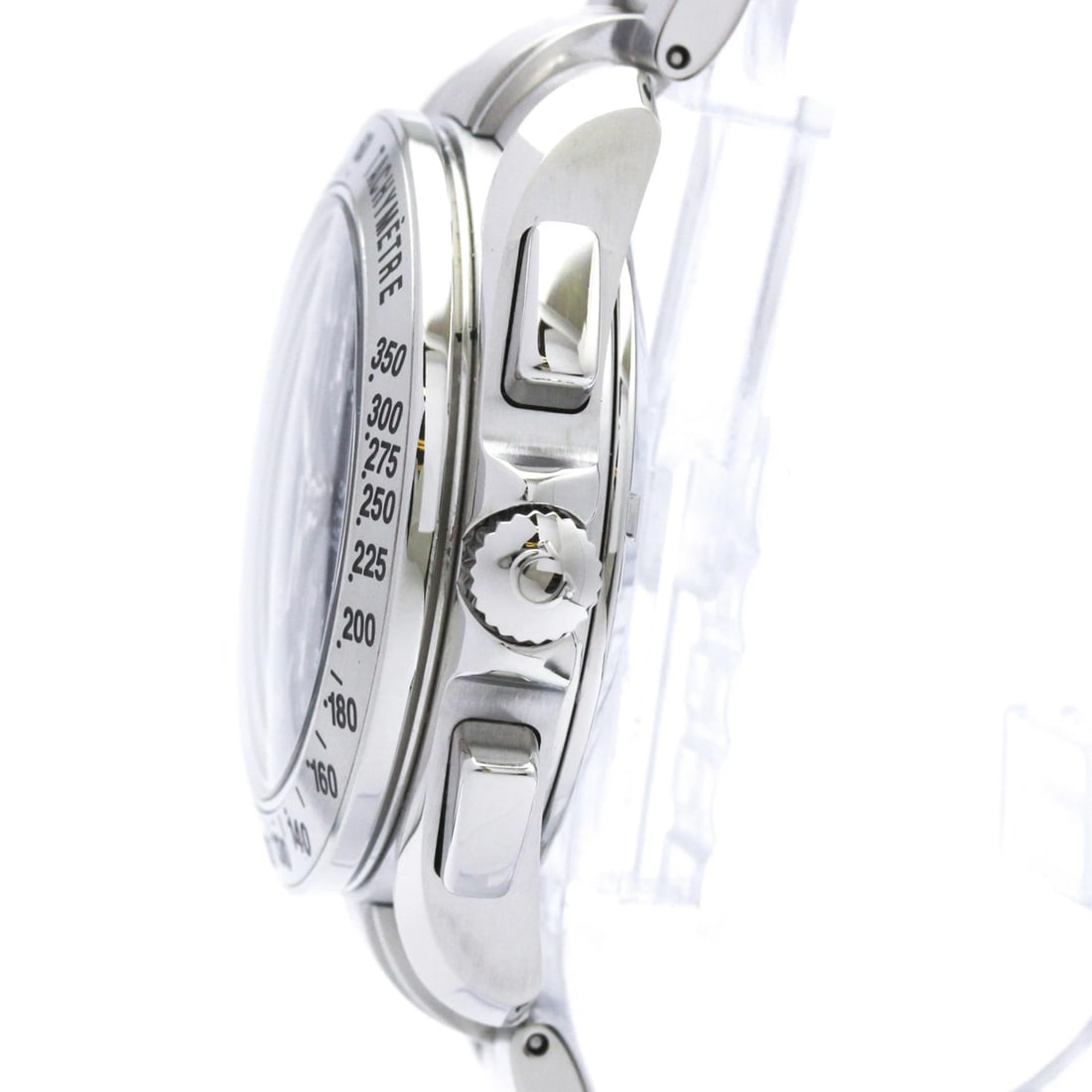 OMEGA SPEEDMASTER SPLIT SECOND STEEL AUTOMATIC WATCH - 4