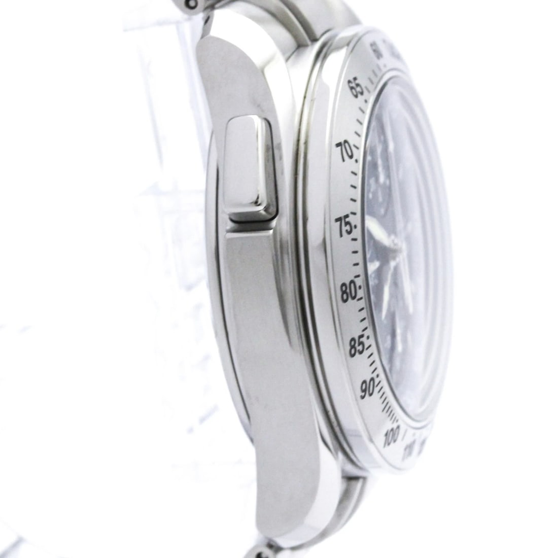 OMEGA SPEEDMASTER SPLIT SECOND STEEL AUTOMATIC WATCH - 5