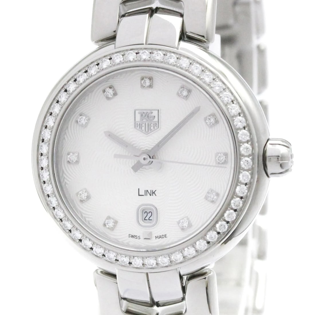 TAG HEUER LINK QUARTZ STAINLESS STEEL WO DRESS/FORMAL WATCH: Tag Heuer Link Quartz Stainless Steel Wo Dress/Formal Watch Brand: Tag Heuer Type/Style: Wristwatch Material: (Case) Stainless steel (Band) Stainless steel Color: Dial Color Silver Size: Case