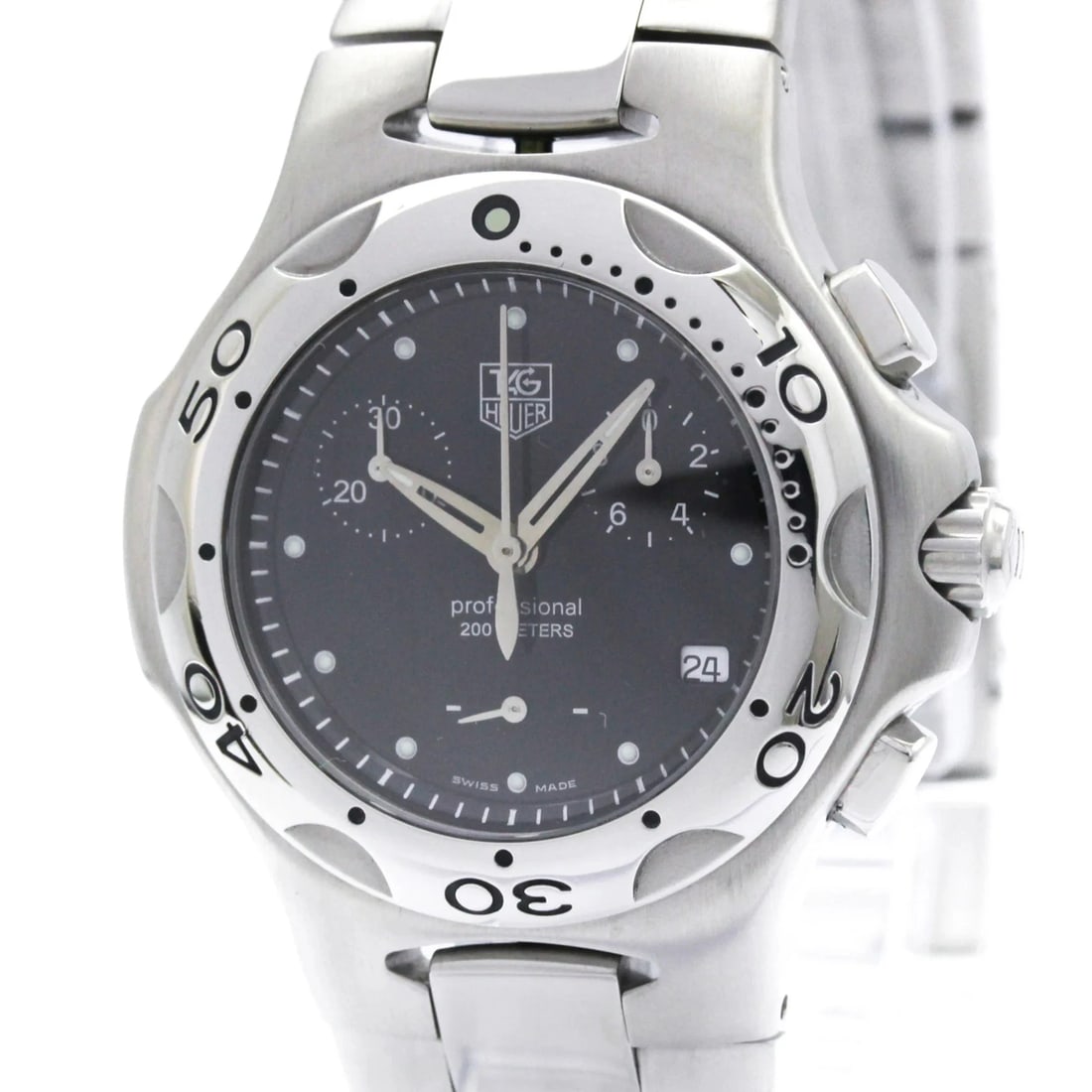 TAG HEUER KIRIUM STAINLESS STEEL QUARTZ WATCH: Tag Heuer Kirium Stainless Steel Quartz Watch Brand: Tag Heuer Type/Style: Wristwatch Material: (Case) Stainless steel (Band) Stainless steel Color: Dial Color Black Size: Case Diameter 36mm / 1.42inc