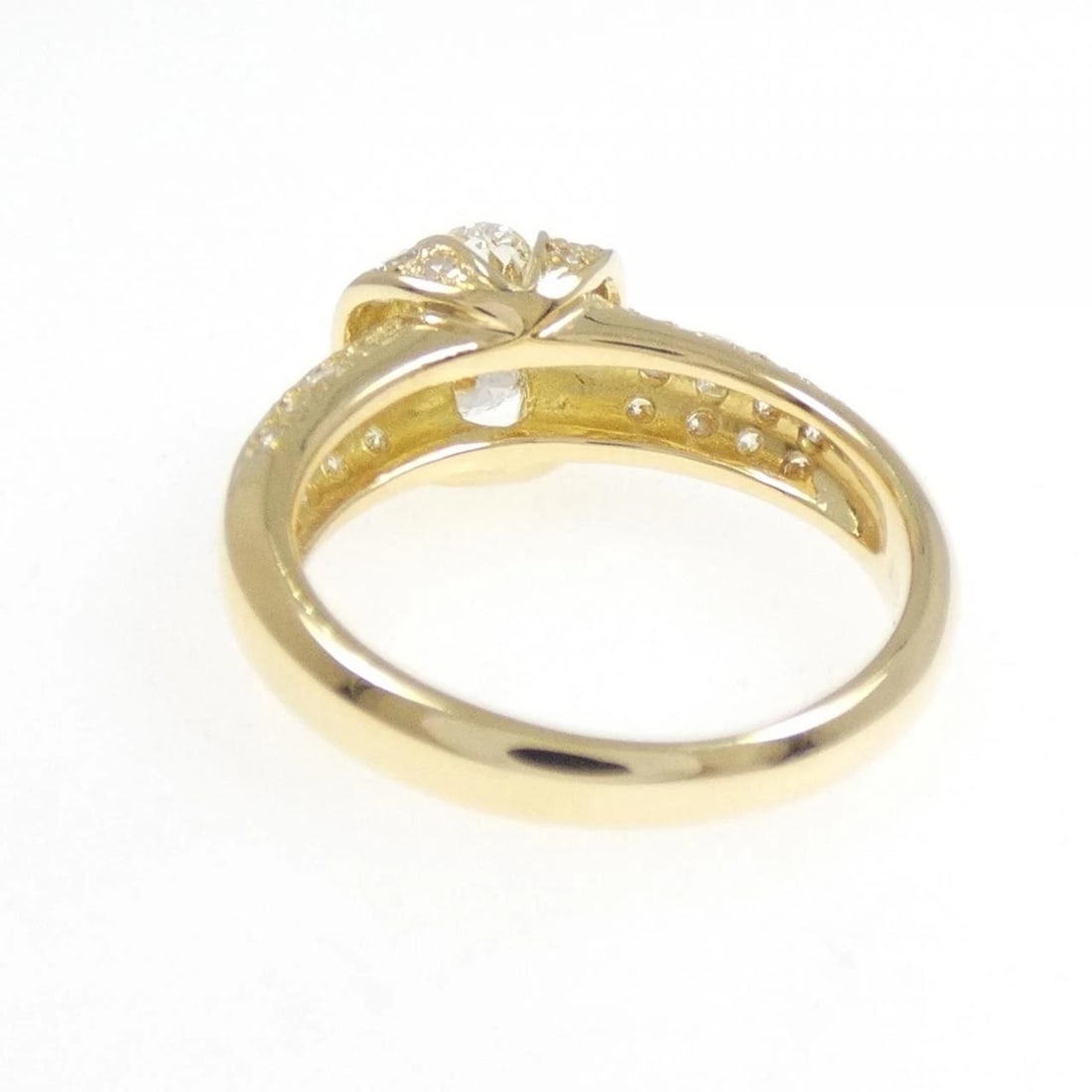 K18YG DIAMOND RING - 3