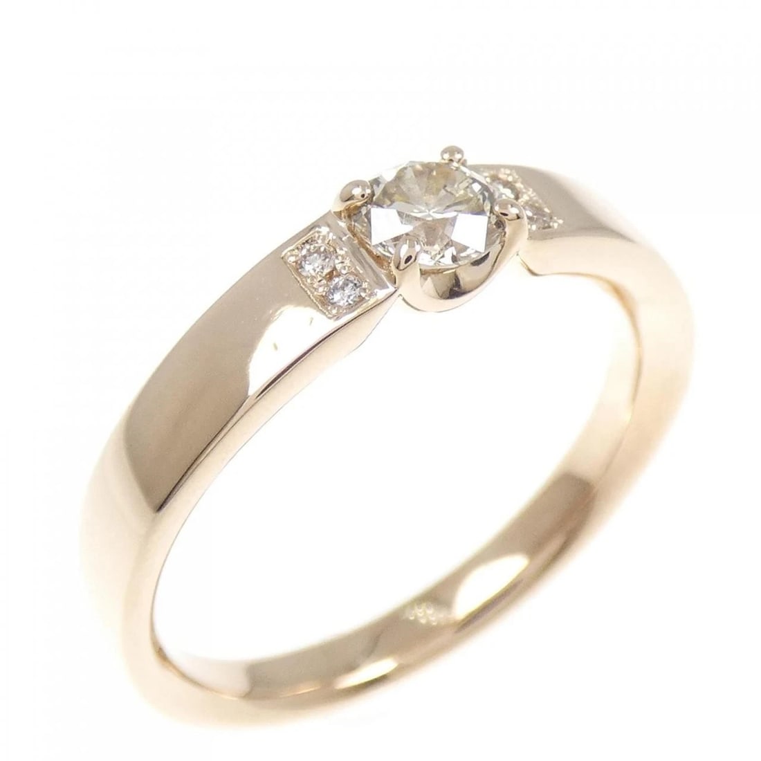 K18PG DIAMOND RING