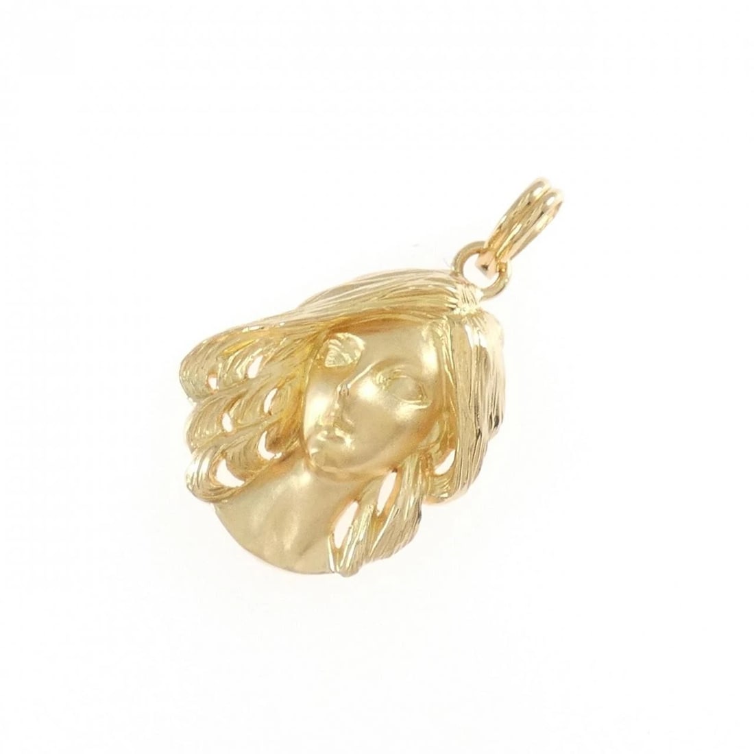 K18YG PENDANT: K18YG Pendant Brand: Unbranded Type/Style: Pendant/Brooch Material: K18YG, Color: YG Size: Actual Size Approximate dimensions (height x width): 27.9mm x 16.3mm Accessories: None Accessories Notice: