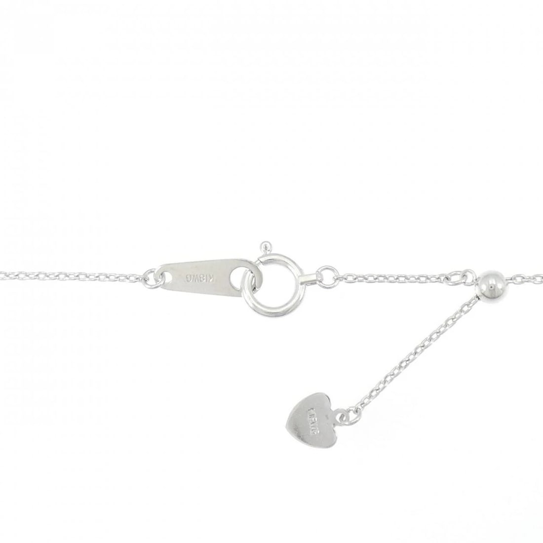 K18WG FLOWER RUBY NECKLACE - 4
