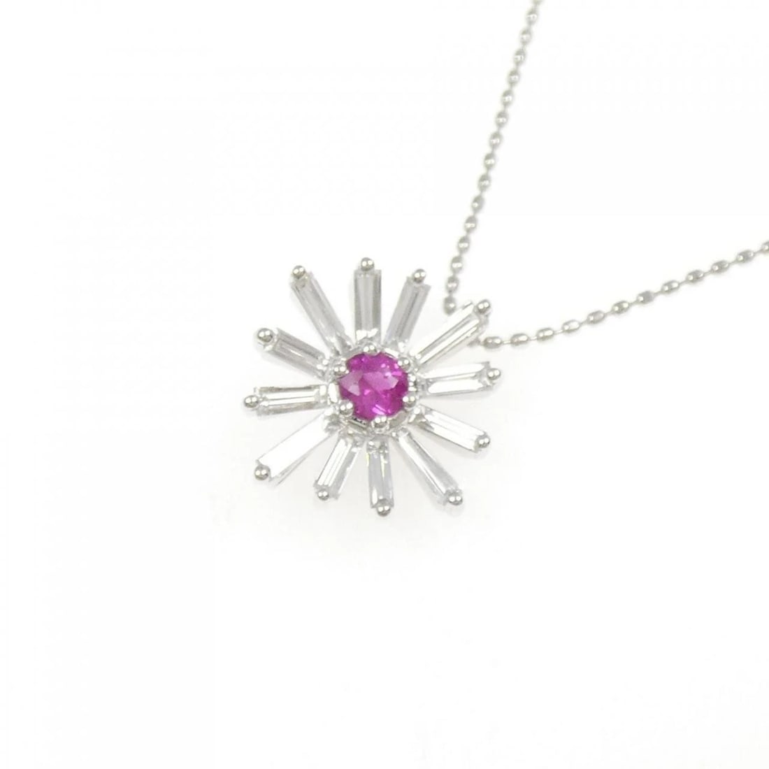 K18WG RUBY NECKLACE - 3