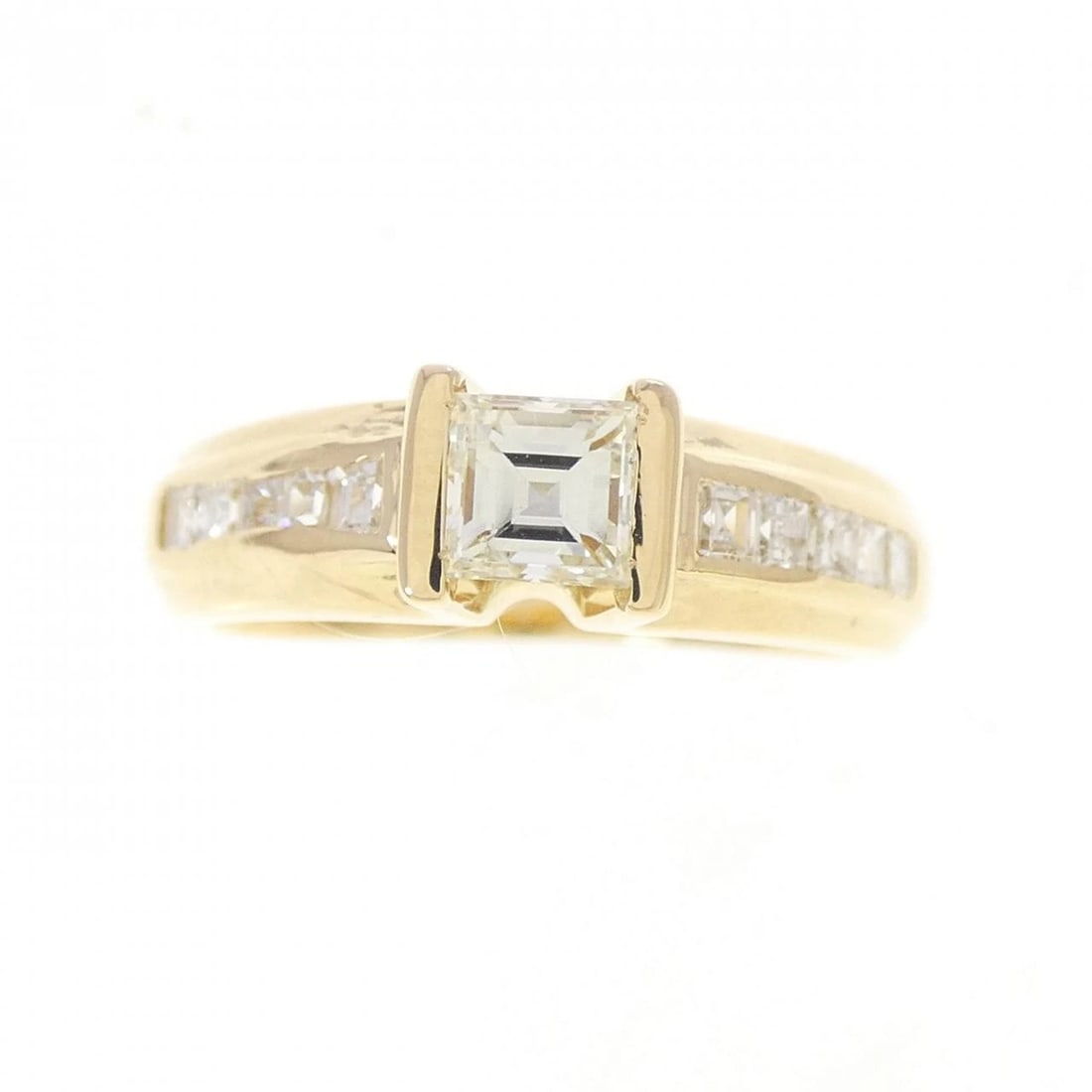 K18YG DIAMOND RING - 2