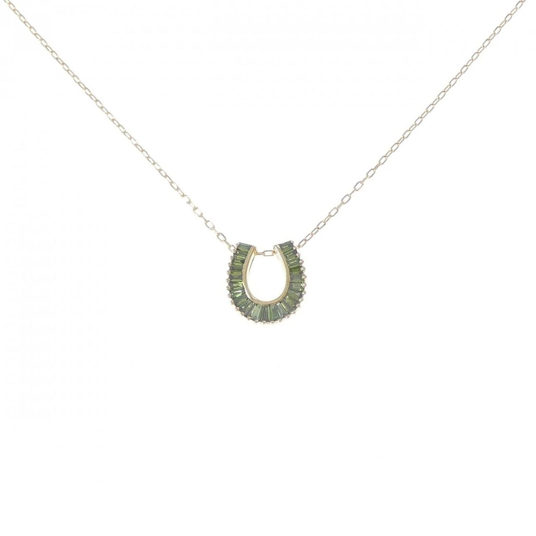 18K YELLOW GOLD HORSESHOE DIAMOND NECKLACE: 18K Yellow Gold Horseshoe Diamond Necklace Brand: Unbranded Type/Style: Diamond Necklace Material: K18YG, Color: YG Size: Size Length 45cm Accessories: None Accessories Notice: When purcha