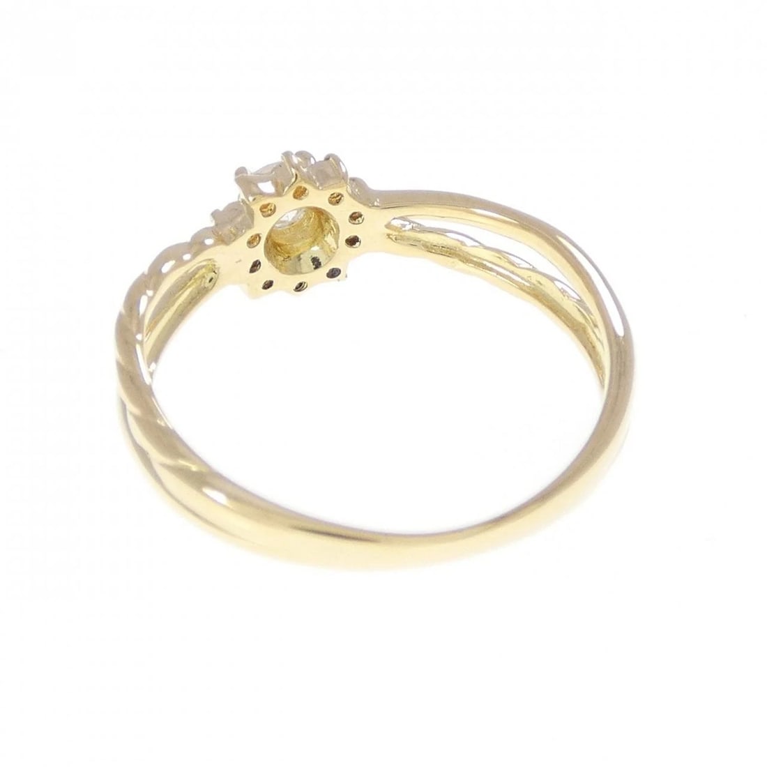 K18YG DIAMOND RING - 3