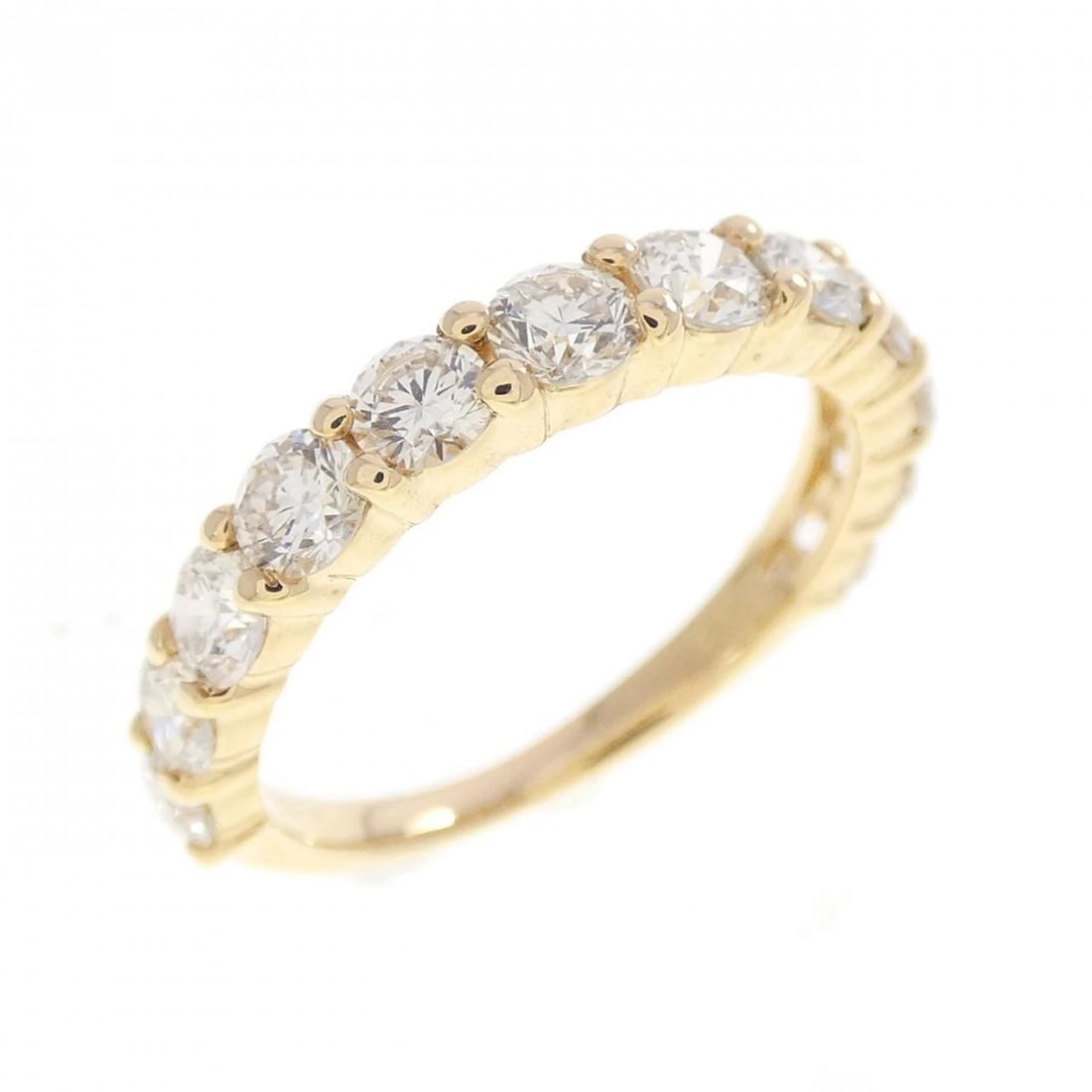 K18YG DIAMOND RING: K18YG Diamond Ring Brand: Unbranded Type/Style: Diamond Ring Material: K18YG, Color: YG Size: US4 Accessories: None Accessories Notice: When purchasing pre-owned goods, please refer to the photos of