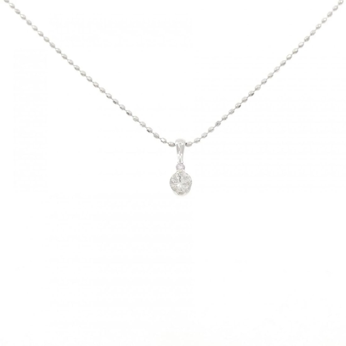 K18WG DIAMOND NECKLACE: K18WG Diamond Necklace Brand: Unbranded Type/Style: Diamond Necklace Material: K18 white gold, Color: Does Not Apply Size: Length: 40cm Accessories: None Accessories Notice: When purchasin