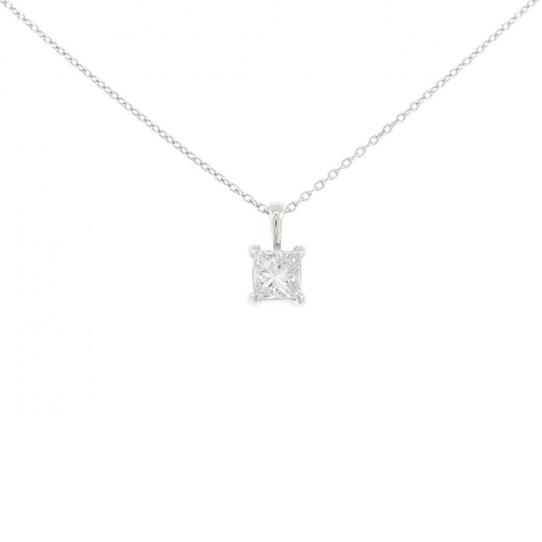 PT850 DIAMOND NECKLACE: PT850 Diamond Necklace Brand: Unbranded Type/Style: Diamond Necklace Material: Platinum850, Color: Does Not Apply Size: Length: 45cm Accessories: None Accessories Notice: When purchasing p