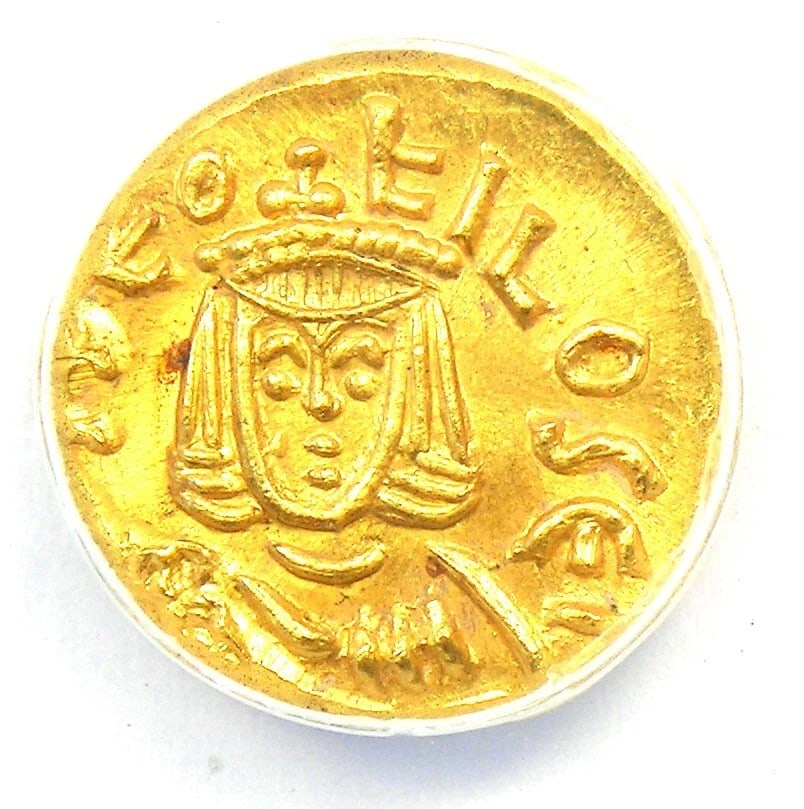 MICHAEL II AND THEOPHILUS AV SOLIDUS GOLD COIN: Michael II and Theophilus AV Solidus Gold Coin Year: Denomination: Solidus Country of Origin: None Accessories: None Accessories Notice: When purchasing pre-owned goods, please refer to the photos of 
