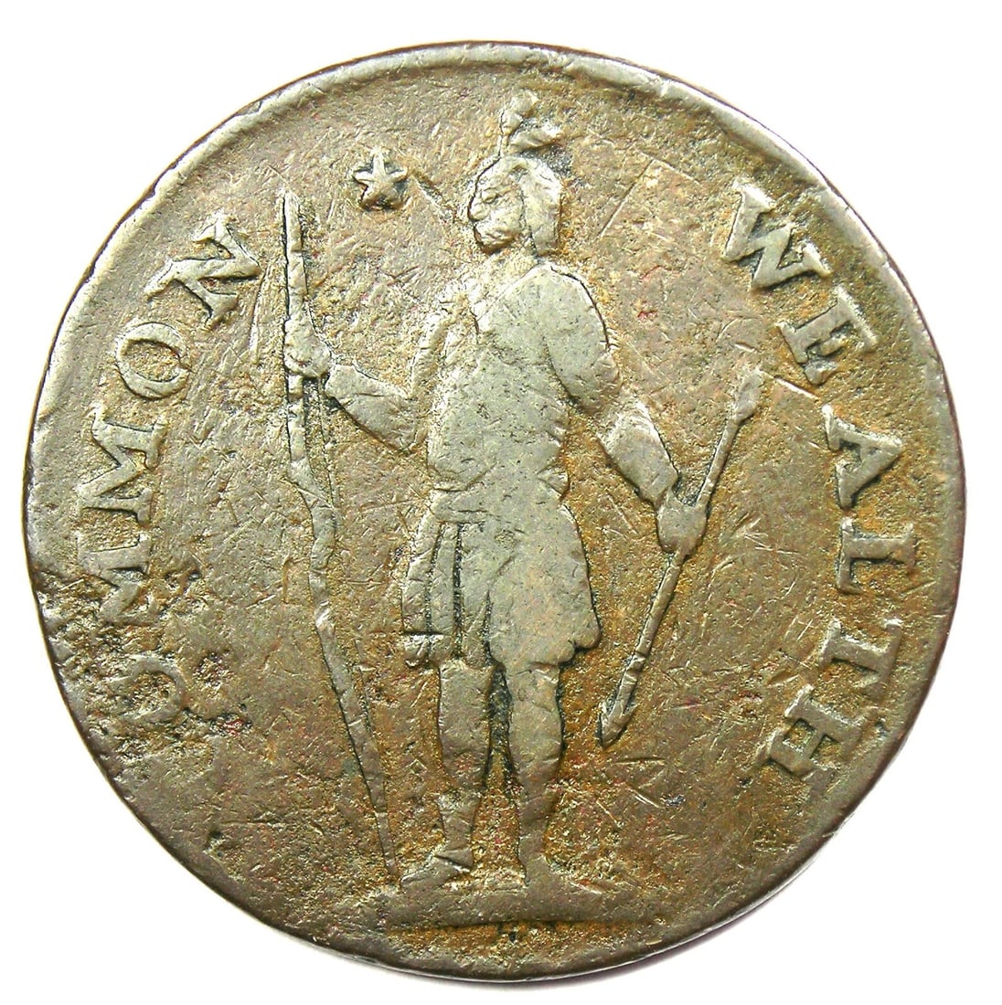 1787 MASSACHUSETTS CENT COLONIAL COPPER COIN: 1787 Massachusetts Cent Colonial Copper Coin Year: 1787 Denomination: 1C Country of Origin: United States Accessories: None Accessories Notice: When purchasing pre-owned goods, please refer to the pho