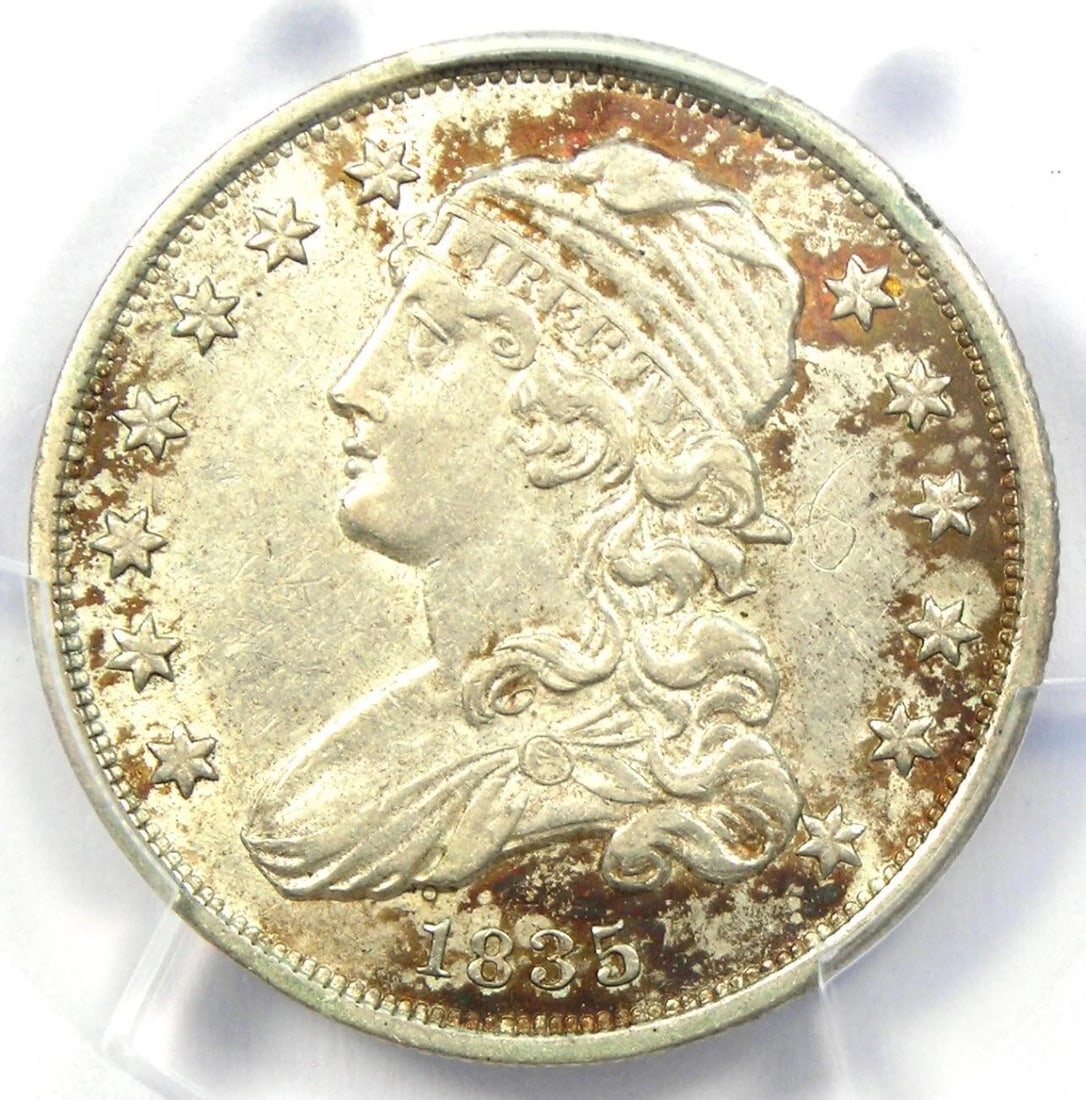 1835 CAPPED BUST QUARTER EARLY DATE COIN: 1835 Capped Bust Quarter Early Date Coin Year: 1835 Denomination: 25C Country of Origin: United States Accessories: None Accessories Notice: When purchasing pre-owned goods, please refer to the photos
