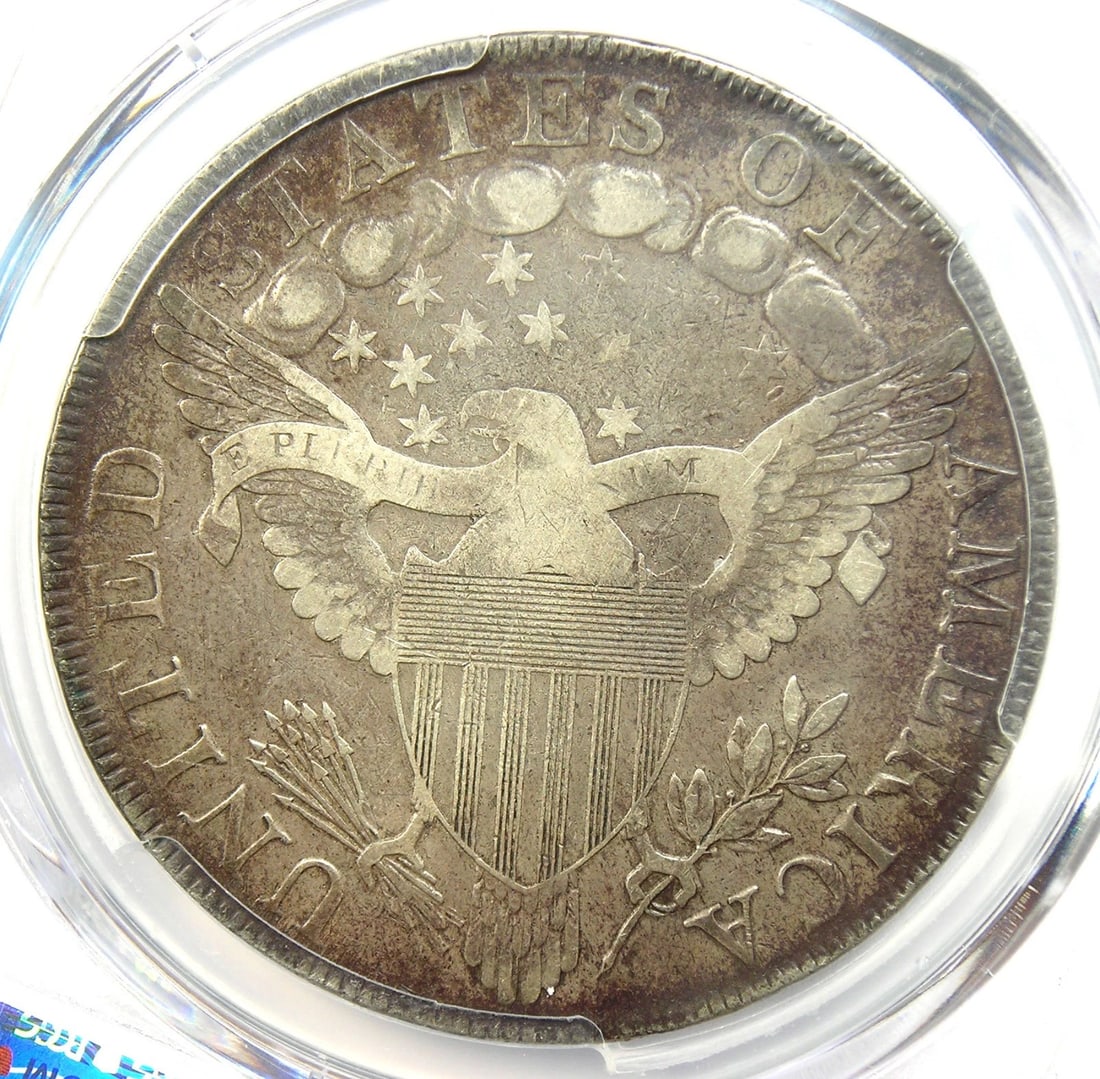 1798 DRAPED BUST SILVER DOLLAR $1 COIN - 2