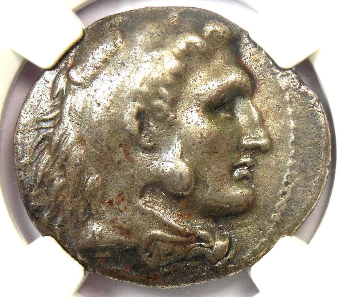 ALEXANDER THE GREAT III AR TETRADRACHM COIN: Alexander the Great III AR Tetradrachm Coin Year: 336 BC Denomination: Tetradrachm Country of Origin: Greece Accessories: None Accessories Notice: When purchasing pre-owned goods, please refer to the 