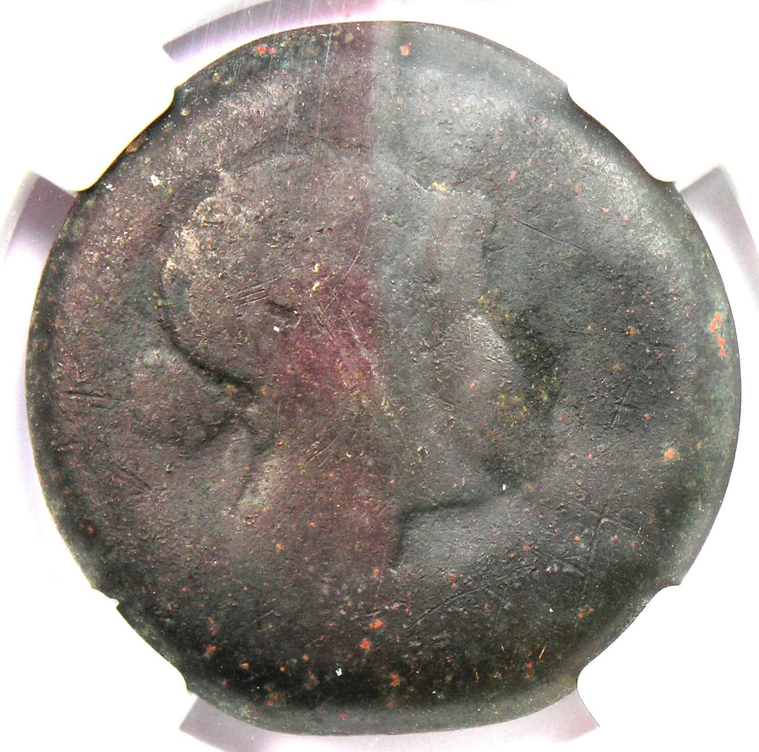 CLEOPATRA VII 80 DRACHMAE DIOBOL COIN (1 of 4)