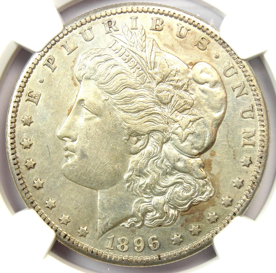 1896-S MORGAN SILVER DOLLAR $1: 1896-S Morgan Silver Dollar $1 Year: 1896 Denomination: $1 Country of Origin: United States Accessories: None Accessories Notice: When purchasing pre-owned goods, please refer to the photos of the ite