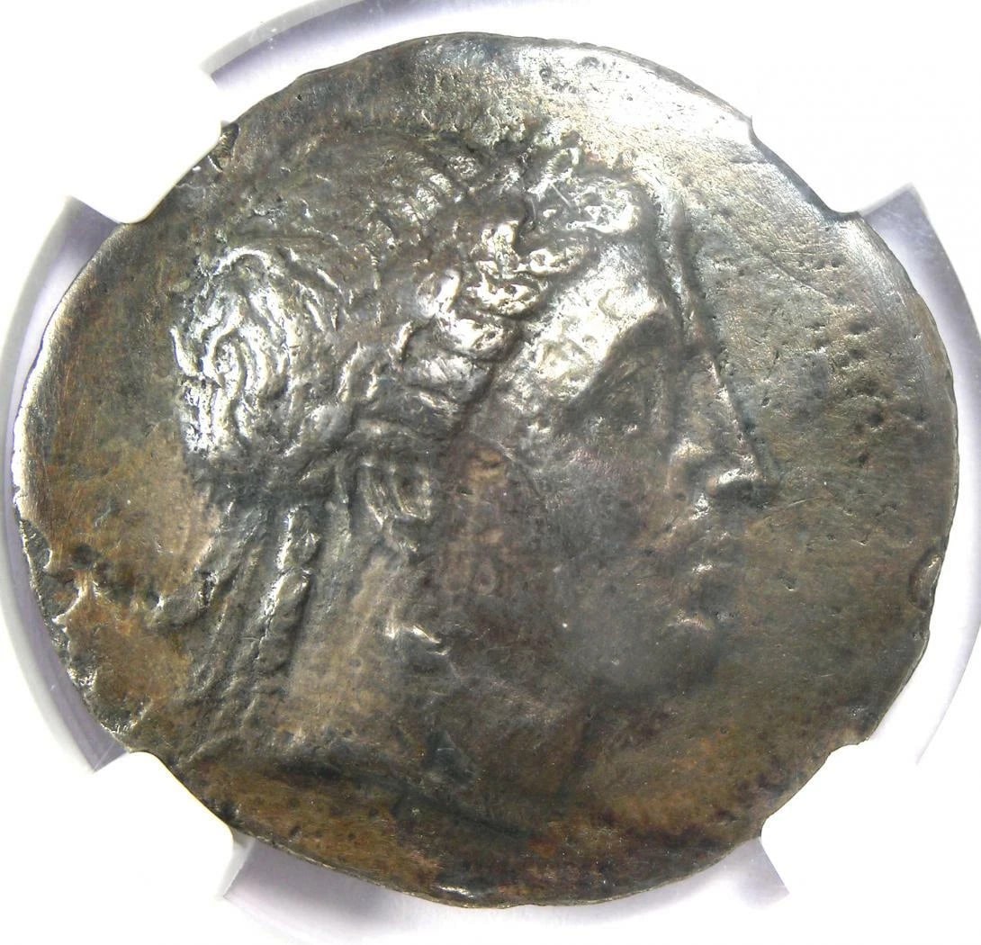 AEOLIS MYRINA AR TETRADRACHM SILVER COIN: Aeolis Myrina AR Tetradrachm Silver Coin Year : 100 BC Denomination : Tetradrachm Country of Origin : Greece Accessories: None Accessories Notice: When purchasing pre-owned goods, please refer to the 