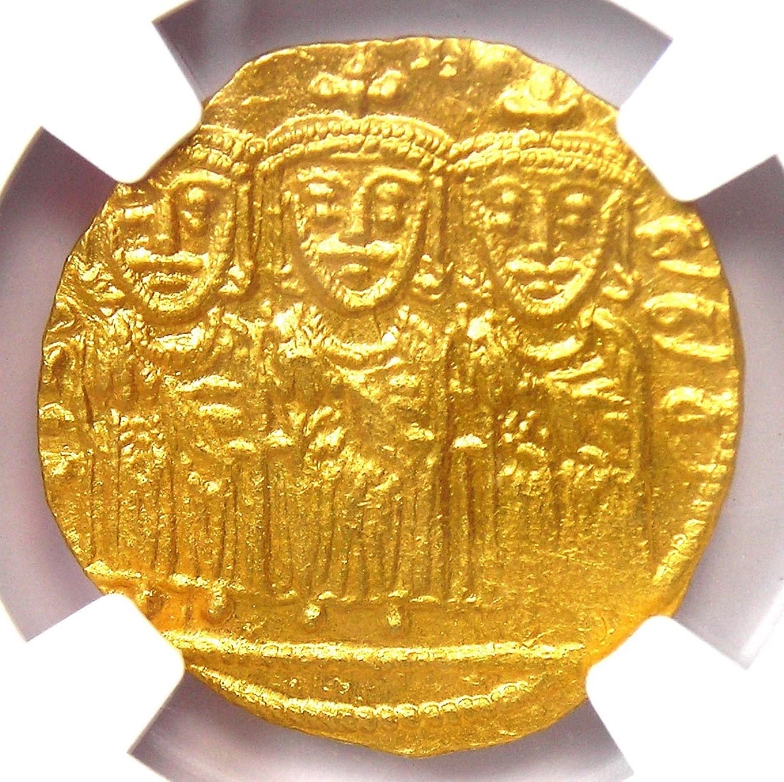 CONSTANTINE VI & IRENE GOLD AV SOLIDUS COIN: Constantine VI & Irene Gold AV Solidus Coin Year: Denomination: Solidus Country of Origin: None Accessories: None Accessories Notice: When purchasing pre-owned goods, please refer to the photos of the