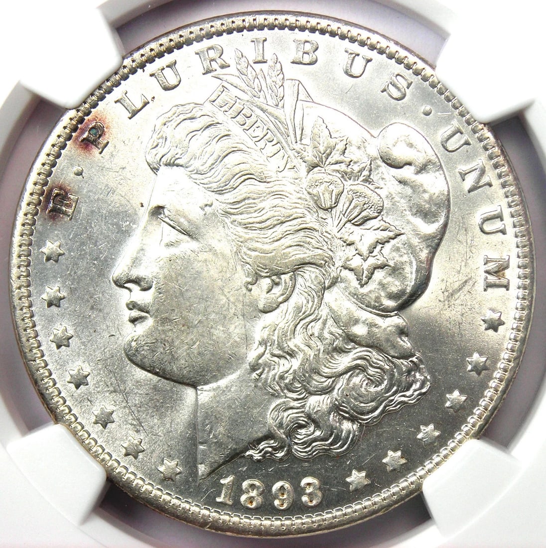1893 MORGAN SILVER DOLLAR $1 COIN: 1893 Morgan Silver Dollar $1 Coin Year: 1893 Denomination: $1 Country of Origin: United States Accessories: None Accessories Notice: When purchasing pre-owned goods, please refer to the photos of the