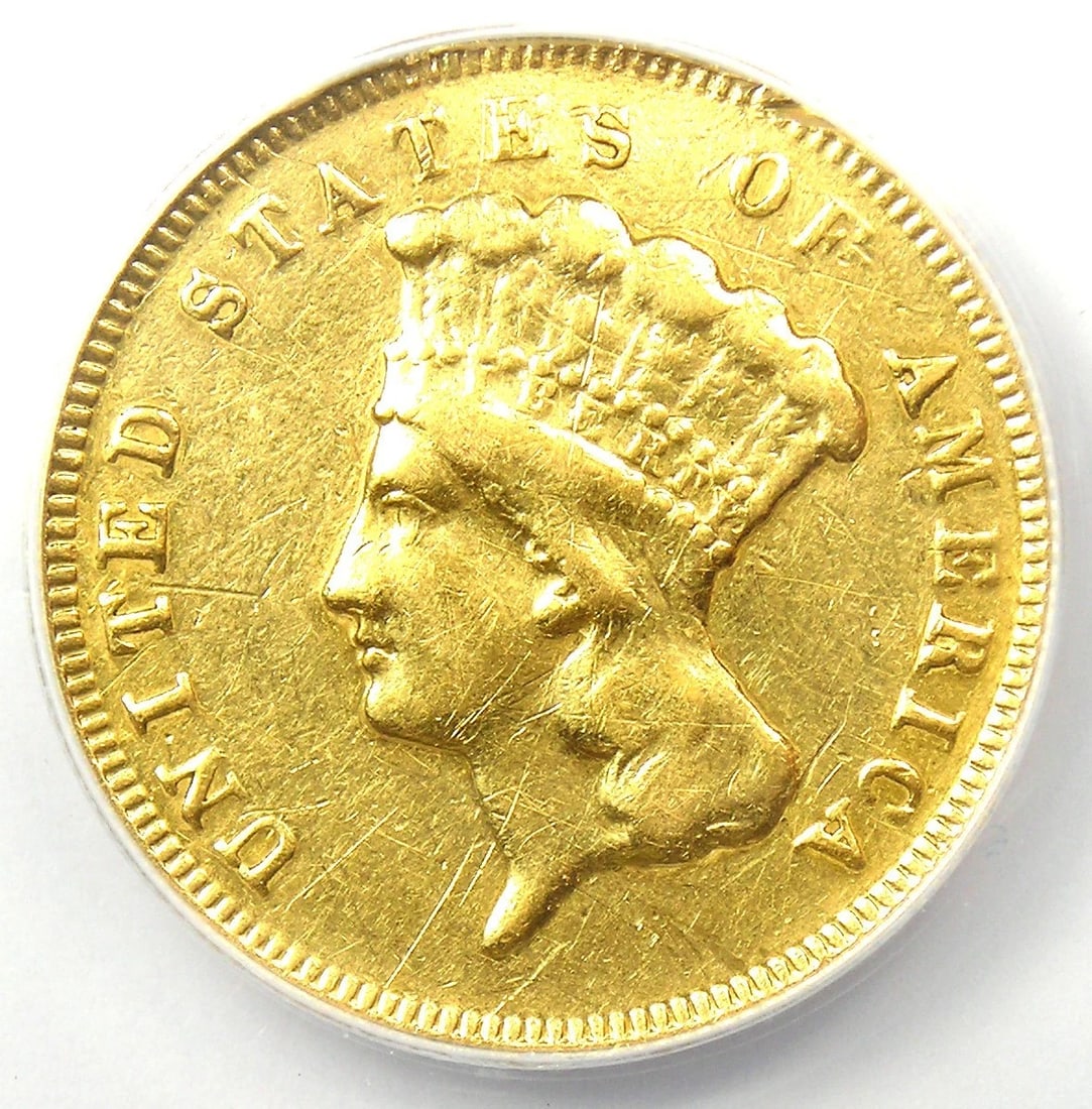 1878 THREE DOLLAR INDIAN GOLD COIN $3: 1878 Three Dollar Indian Gold Coin $3 Year : 1878 Denomination : $3 Country of Origin : United States Accessories: None Accessories Notice: When purchasing pre-owned goods, please refer to the photos 