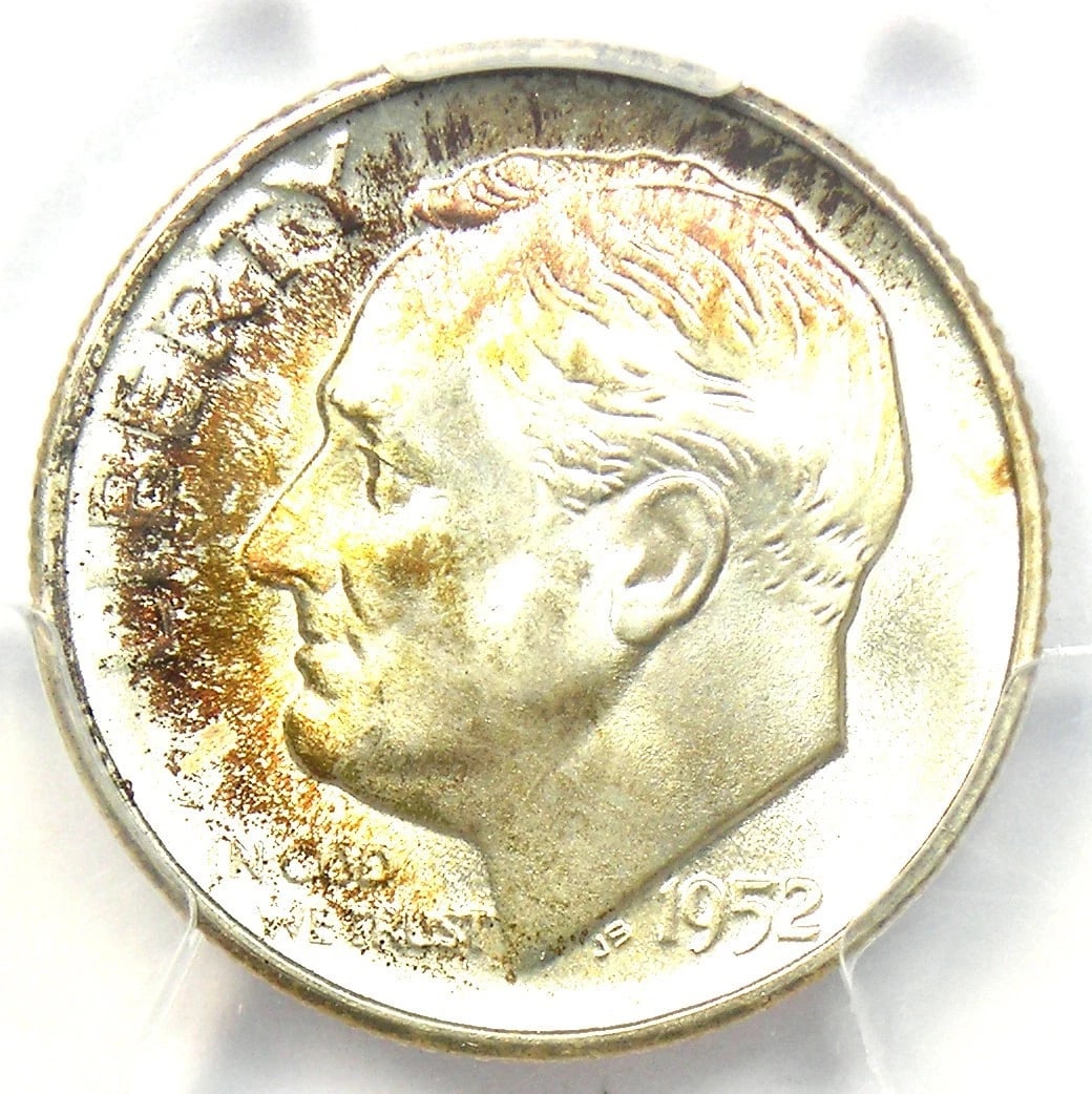 1952-S ROOSEVELT DIME 10C COIN: 1952-S Roosevelt Dime 10C Coin Year: 1952 Denomination: 10C Country of Origin: United States Accessories: None Accessories Notice: When purchasing pre-owned goods, please refer to the photos of the it
