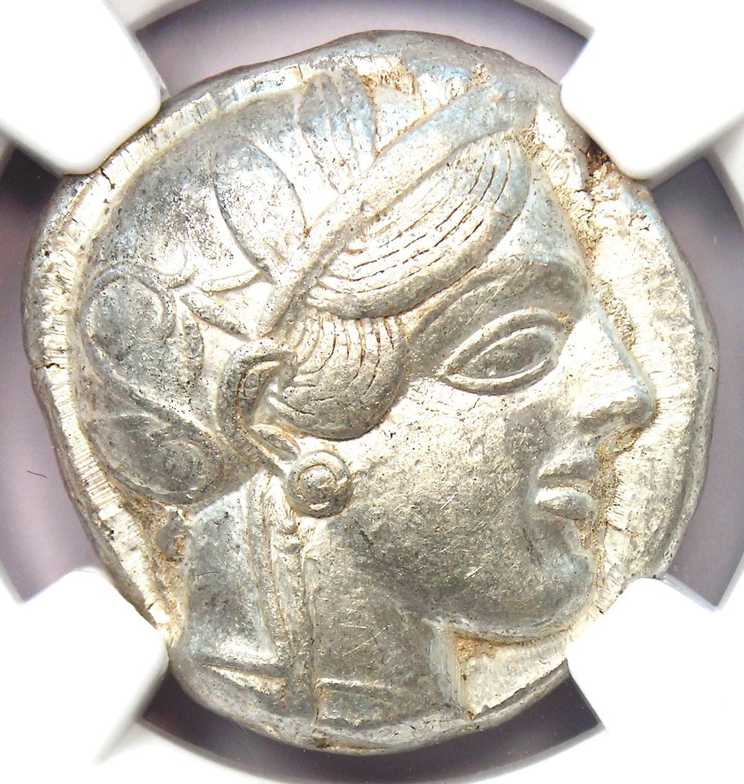 ATTICA ATHENS ATHENA OWL AR TETRADRACHM SILVER COIN (1 of 3)